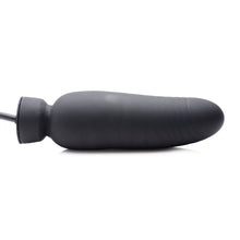 Load image into Gallery viewer, Dick Spand Inflatable Silicone Dildo Black

