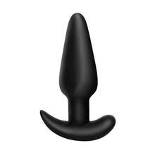 Load image into Gallery viewer, 21X Silicone Butt Plug w  Remote - Black - LOVEBEE
