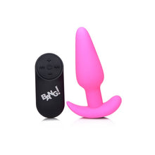 Load image into Gallery viewer, 21X Silicone Butt Plug w  Remote - Pink - LOVEBEE
