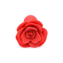 Load image into Gallery viewer, Booty Bloom Silicone Rose Plug Large Red
