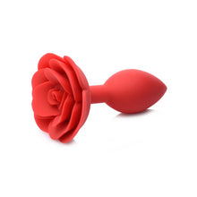 Load image into Gallery viewer, Booty Bloom Silicone Rose Plug Large Red
