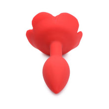 Load image into Gallery viewer, Booty Bloom Silicone Rose Plug Medium Red
