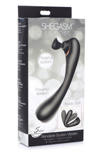 Load image into Gallery viewer, INMI Shegasm 7X Pose Bendable Suction Vibrator 2-in-1 Air Pulse &amp; G Spot
