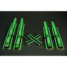 Load image into Gallery viewer, Kink In the Dark Glowing Hog Tie Set Flouro Green
