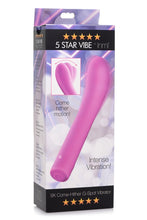Load image into Gallery viewer, INMI 5 Star Come Hither G-Spot Vibrator Flexible Pink USB
