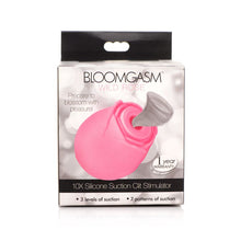 Load image into Gallery viewer, 10X Wild Rose Silicone Suction Stimulator Pink
