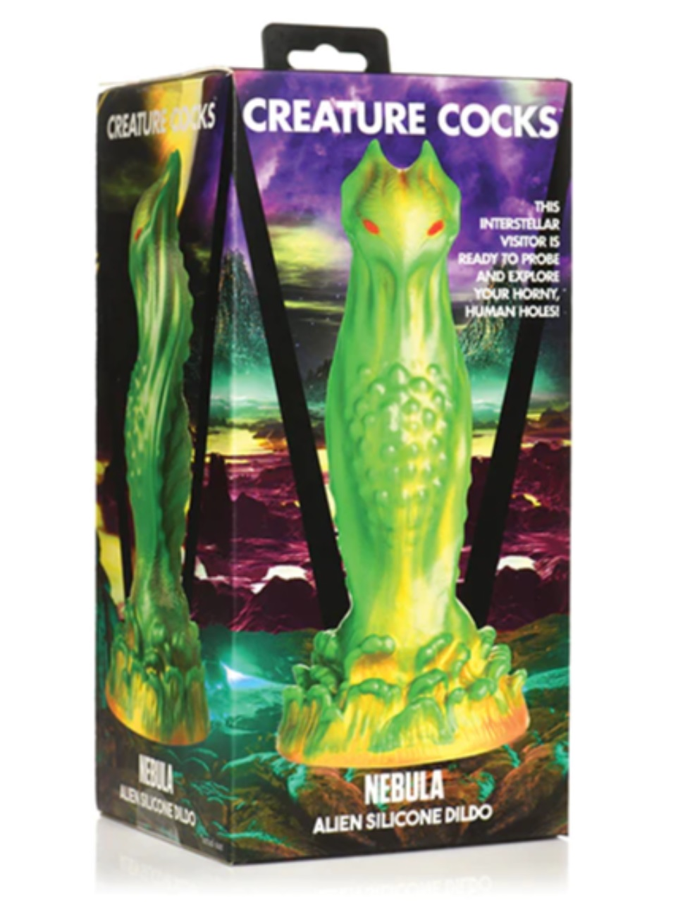 Creature Cocks Nebula Alien Silicone Dildo 7.6