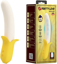 Load image into Gallery viewer, Rechargeable Thrusting Banana Geek Vibrator
