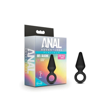Anal Adventures Platinum Silicone Anal Loop Plug Small - LOVEBEE