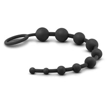 Load image into Gallery viewer, Anal Adventures Platinum Silicone 10 Anal Beads - LOVEBEE
