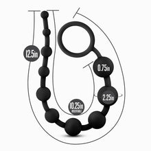 Load image into Gallery viewer, Anal Adventures Platinum Silicone 10 Anal Beads - LOVEBEE
