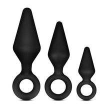 Load image into Gallery viewer, Anal Adventures Platinum Silicone Loop Plug Kit - LOVEBEE
