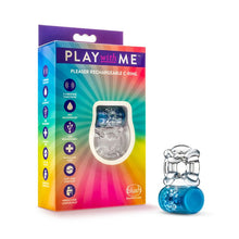 Load image into Gallery viewer, Play with Me Pleaser Rechargeable C Ring Blue

