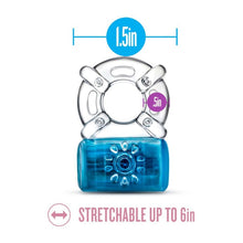 Load image into Gallery viewer, Play with Me Pleaser Rechargeable C Ring Blue
