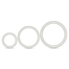 Load image into Gallery viewer, Performance Silicone Cock Ring 3 Pc Set White
