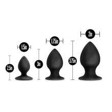 Load image into Gallery viewer, Anal Adventures Platinum Silicone Anal Stout Plug Kit - LOVEBEE
