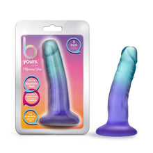 Load image into Gallery viewer, B Yours Morning Dew 5in Dildo Sapphire
