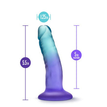 Load image into Gallery viewer, B Yours Morning Dew 5in Dildo Sapphire
