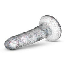 Load image into Gallery viewer, Naturally Yours Glitter Dong Clear 5.5in
