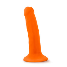 Load image into Gallery viewer, Blush Neo 6&#39;&#39; Dual Density Cock Realistic Dildo Suction Cup Sex Toy Orange
