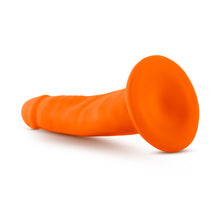 Load image into Gallery viewer, Blush Neo 6&#39;&#39; Dual Density Cock Realistic Dildo Suction Cup Sex Toy Orange

