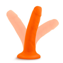 Load image into Gallery viewer, Blush Neo 6&#39;&#39; Dual Density Cock Realistic Dildo Suction Cup Sex Toy Orange
