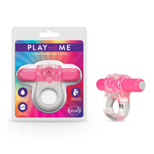 Load image into Gallery viewer, Play with Me Teaser Vibrating Cock Ring Pink
