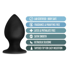Load image into Gallery viewer, Anal Adventures Platinum Silicone Anal Stout Plug Large - LOVEBEE
