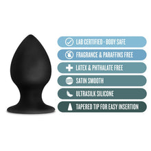 Load image into Gallery viewer, Anal Adventures Platinum Silicone Anal Stout Plug Medium - LOVEBEE
