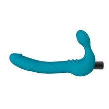 Load image into Gallery viewer, Temptasia Luna Strapless Silicone Dildo Teal
