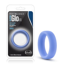 Load image into Gallery viewer, Performance Silicone Glo Cock Ring White Glow
