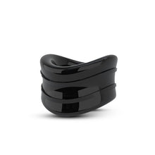 Load image into Gallery viewer, Stay Hard Beef Ball Stretcher Snug 1inch Black
