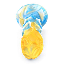 Load image into Gallery viewer, Dragon Anal Plug Gold/Blue
