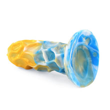 Load image into Gallery viewer, Dragon Anal Plug Gold/Blue
