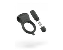 Load image into Gallery viewer, Bcharmed Basic Wave Black Vibrating Cockring

