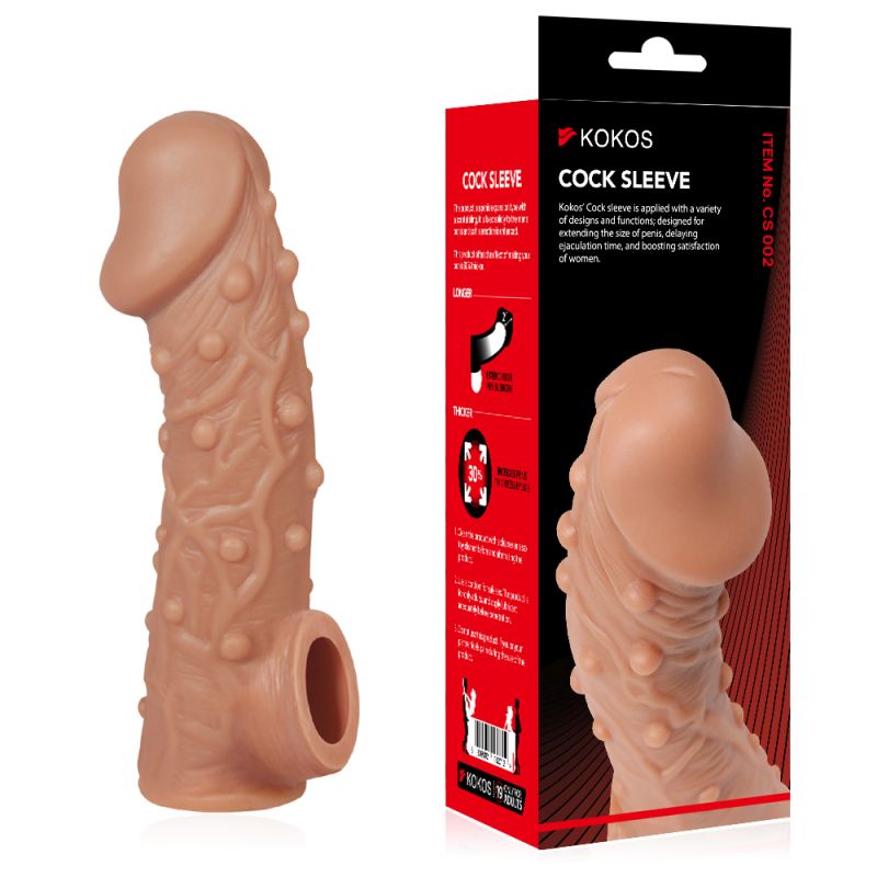 Kokos Cock Sleeve 2 Small Penis Extender Couples Sex Toy