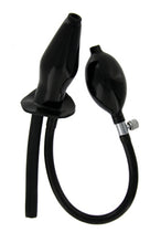 Load image into Gallery viewer, Inflatable Enema Plug Silicone Black
