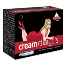 Load image into Gallery viewer, Ezywhip Ultra Cream 8g N2O Chargers 10 Pc
