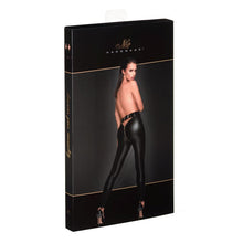 Load image into Gallery viewer, Open Back Leggings w Gold Zipper
