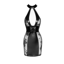 Load image into Gallery viewer, Power Wetlook Short tulle dress w Inserts &amp; Corset Binding
