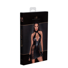 Load image into Gallery viewer, Power Wetlook Short tulle dress w Inserts &amp; Corset Binding
