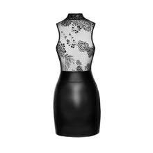 Load image into Gallery viewer, Power Wetlook Short Dress w Skirt &amp; Tulle Top
