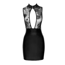Load image into Gallery viewer, Power Wetlook Short Dress w Skirt &amp; Tulle Top
