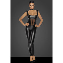 Load image into Gallery viewer, Power Wetlook Overall w Tulle Panel
