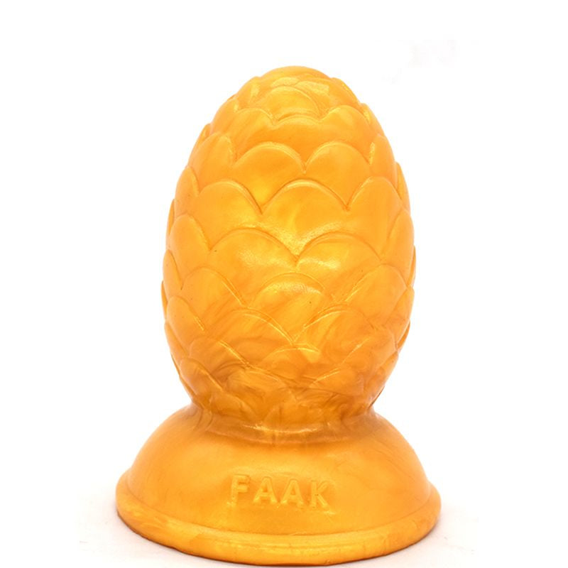 Pine Cone Anal Plug Gold