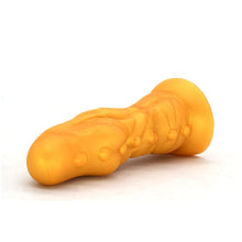 Load image into Gallery viewer, Crocodile Anal Plug Gold
