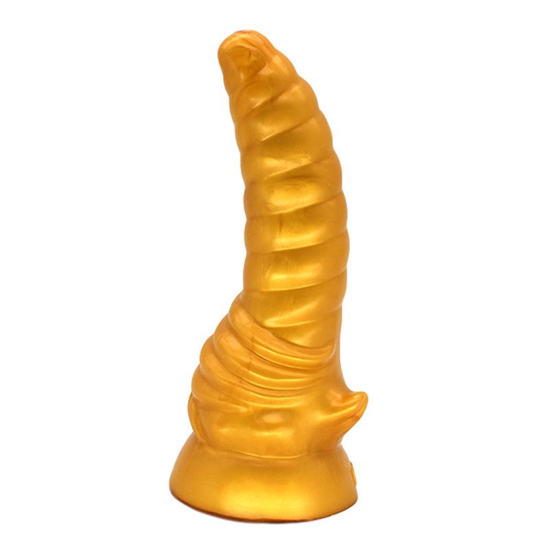 Bull Horn Dildo Gold