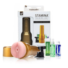 Load image into Gallery viewer, Fleshlight Stamina Pink Butt Value Pack Male Masturbator Kit
