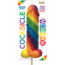Load image into Gallery viewer, Rainbow Cocksicle Lollipop
