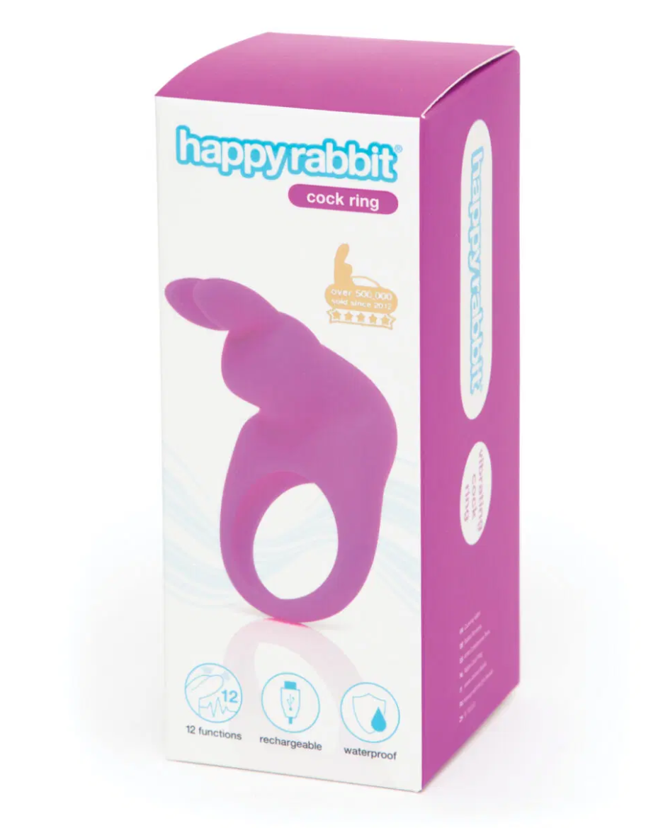 Happy Rabbit Rechargeable Cock Ring Purple